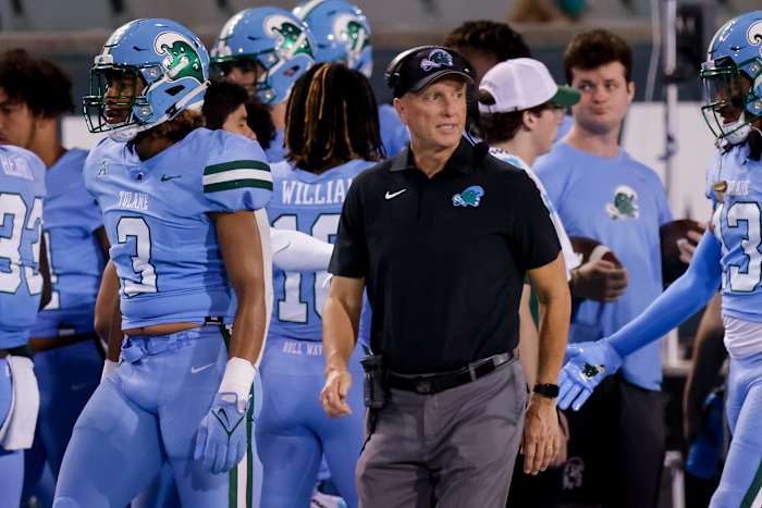 Tulane head coach Willie Fritz